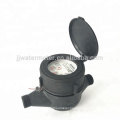 15mm-50mm Multi-jet Dry type Plastic nylon black color cold Water Meter